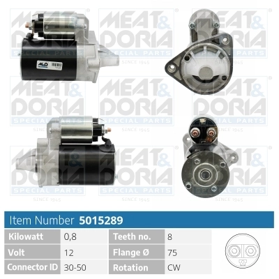 MEAT & DORIA Motorino d'avviamento 5015289