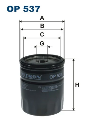 FILTRON מסנן שמן OP 537