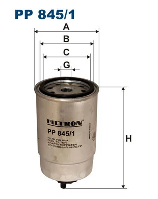 FILTRON 연료 필터 PP 845/1