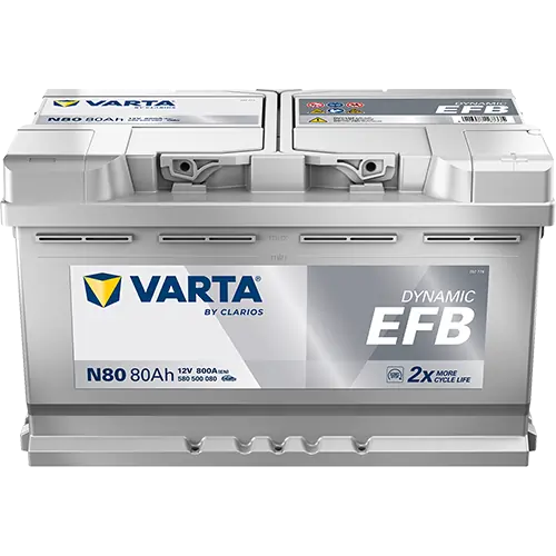 VARTA 起动电瓶 580500080K262
