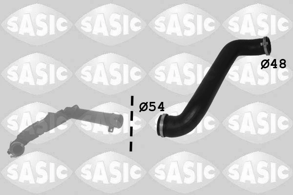 SASIC 增压进气软管 3336308