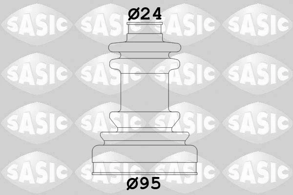 SASIC Kit cuffia, Semiasse 2933423