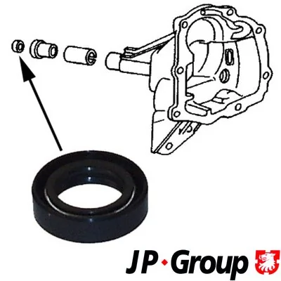 JP GROUP حلقة إحكام العمود، ناقل الحركة 1132102200