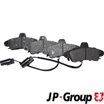 JP GROUP Set bantalan rem, rem cakram 1563700310