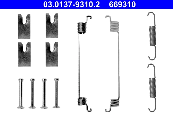 ATE Set Aksesori, Kasut Brek 03.0137-9310.2