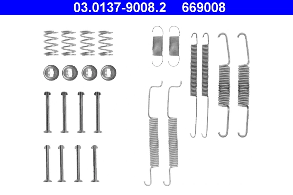 ATE Kit accessori, Ganasce freno 03.0137-9008.2