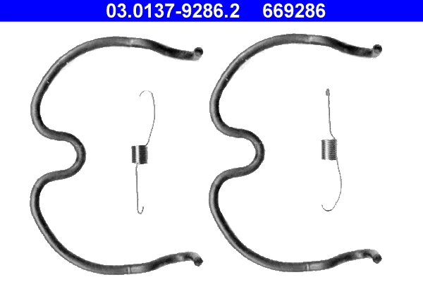 ATE Set Aksesori, Kasut Brek 03.0137-9286.2