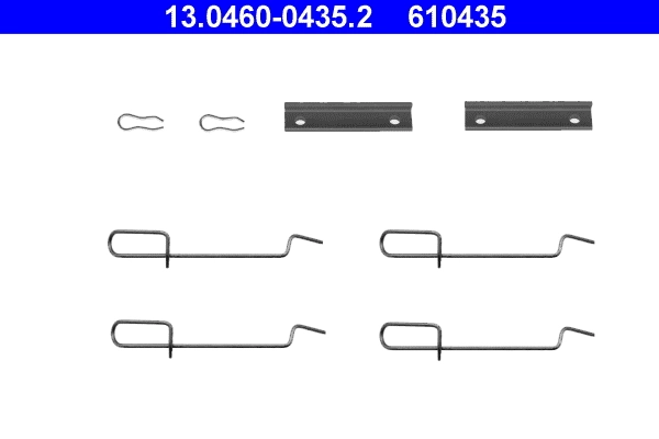 ATE Kit accessori, Pastiglia freno 13.0460-0435.2