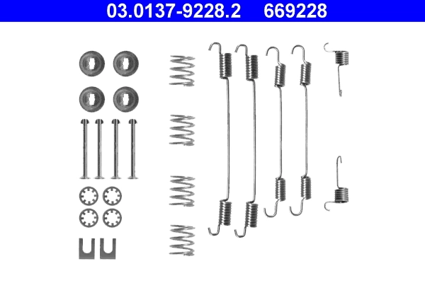 ATE Accessory Kit, brake shoes 03.0137-9228.2