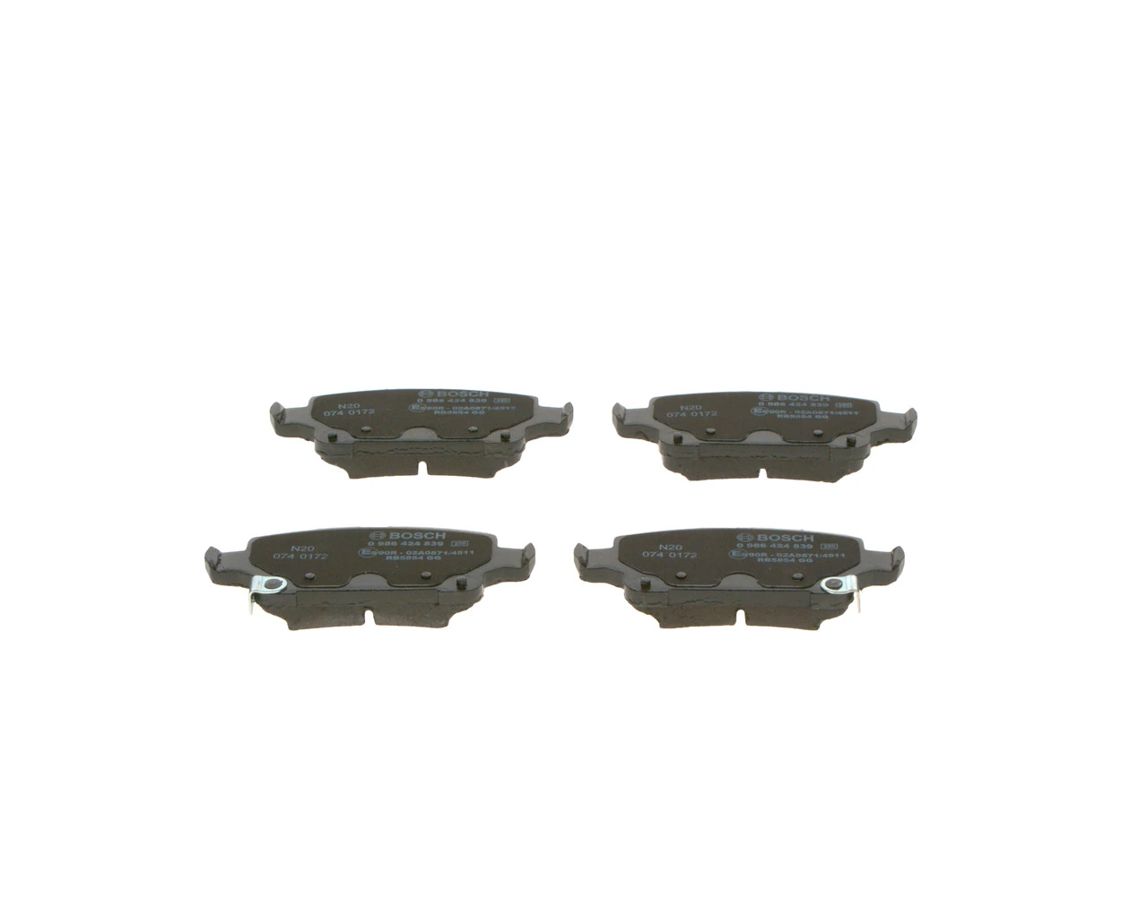 BOSCH Set Pad Brek, Brek Piring 0 986 424 839