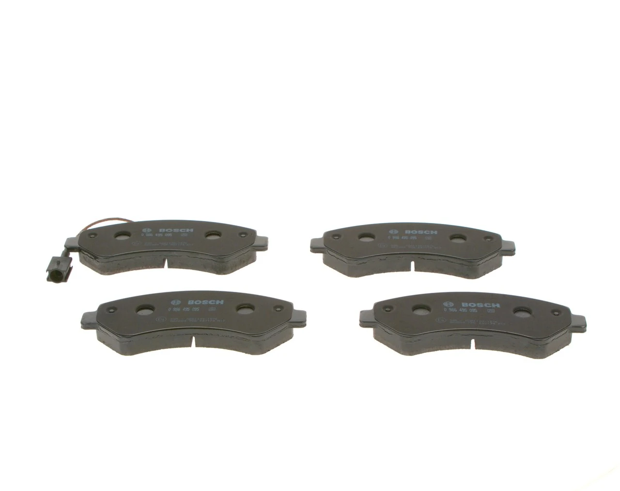 BOSCH Kit pastiglie freno, Freno a disco 0 986 495 095
