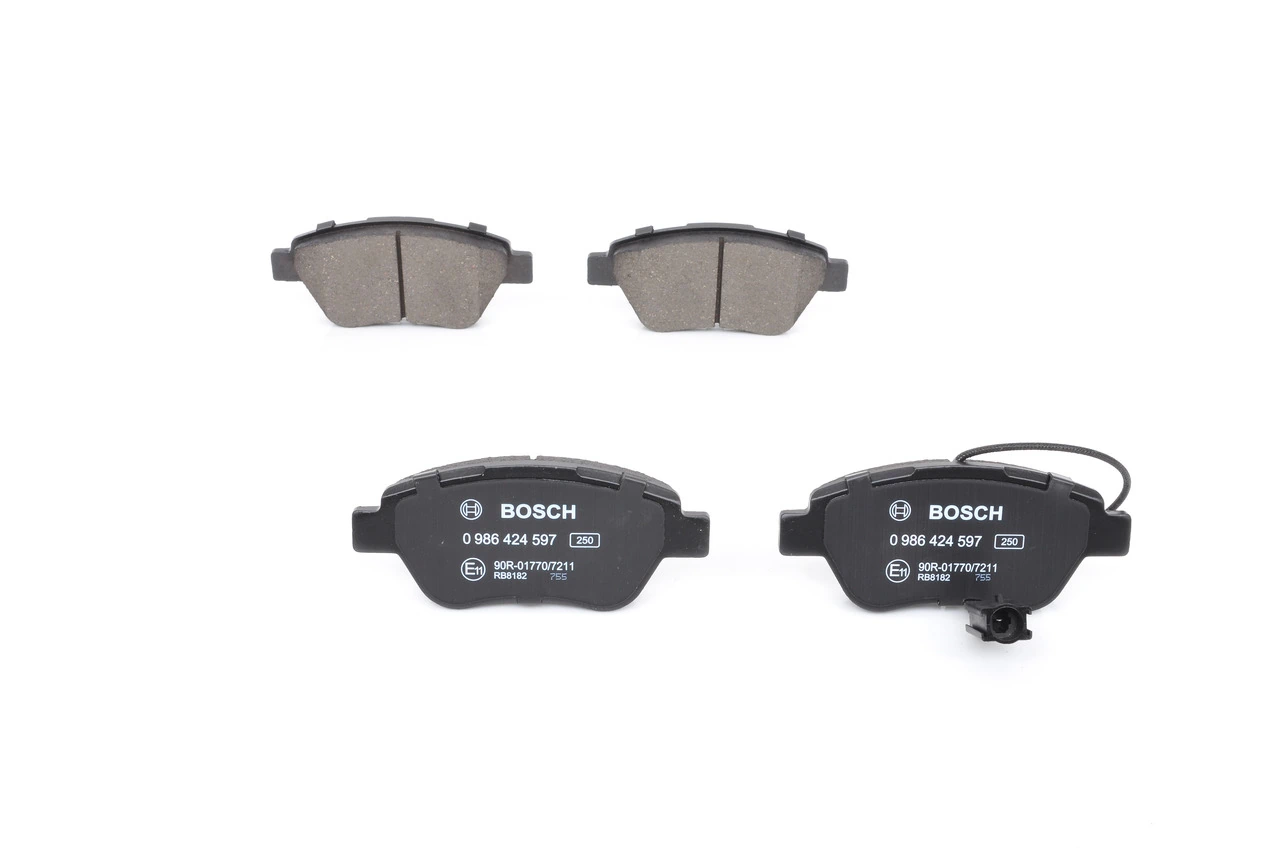 BOSCH Kit pastiglie freno, Freno a disco 0 986 424 597