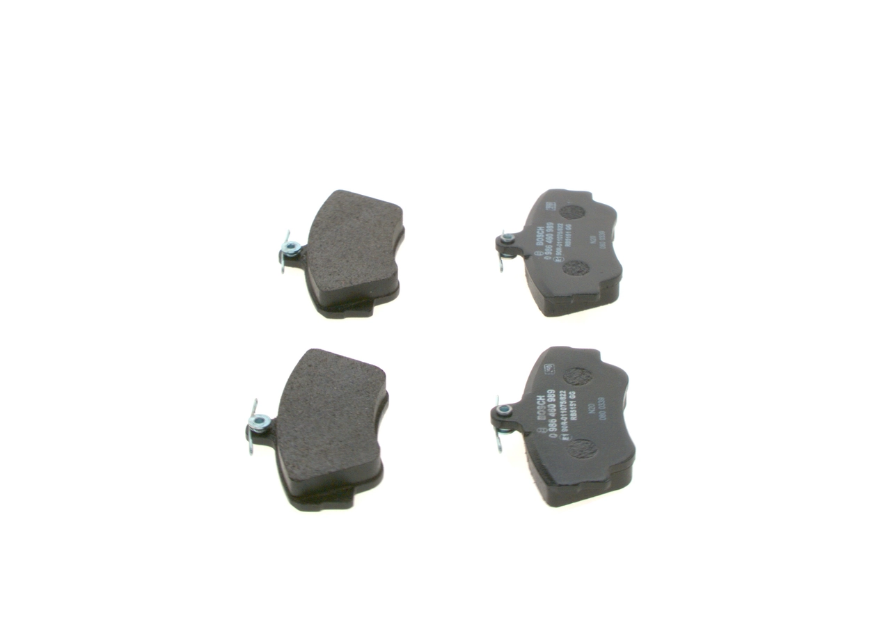 BOSCH Kit pastiglie freno, Freno a disco 0 986 460 989