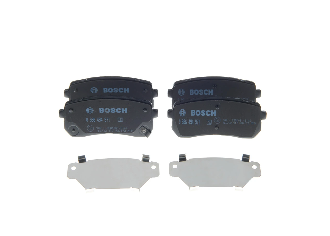 BOSCH Set bantalan rem, rem cakram 0 986 494 971