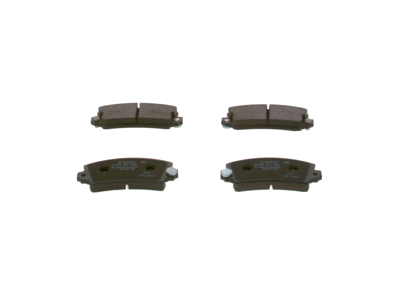 BOSCH Kit pastiglie freno, Freno a disco 0 986 461 396