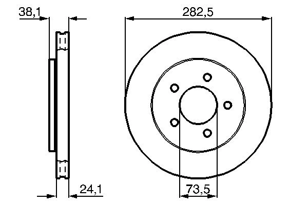 BOSCH Cakera Brek 0 986 478 109