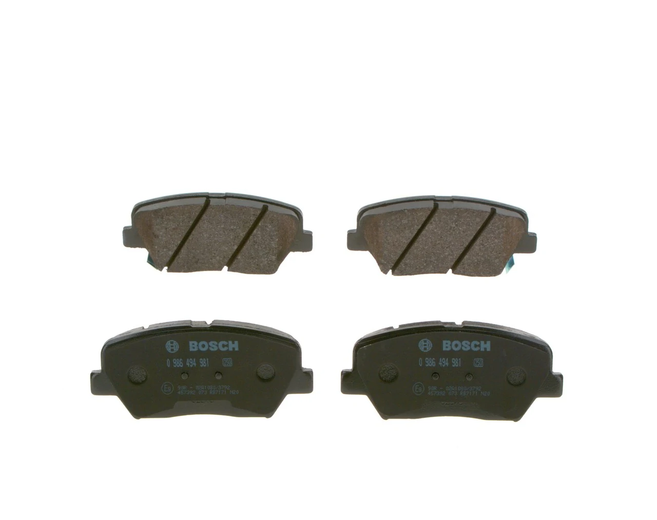BOSCH Bremsbelagsatz, Scheibenbremse 0 986 494 981