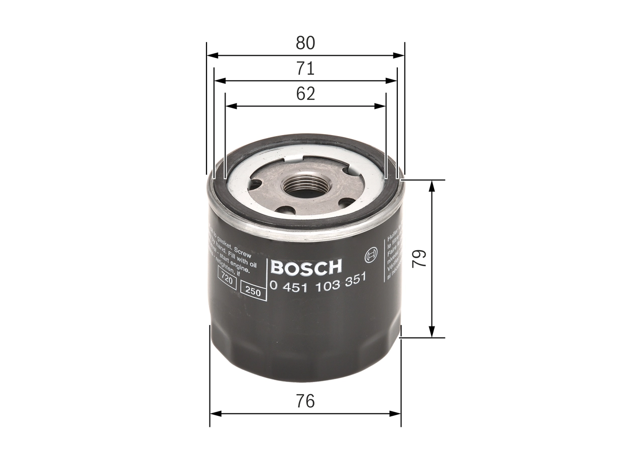BOSCH מסנן שמן 0 451 103 351