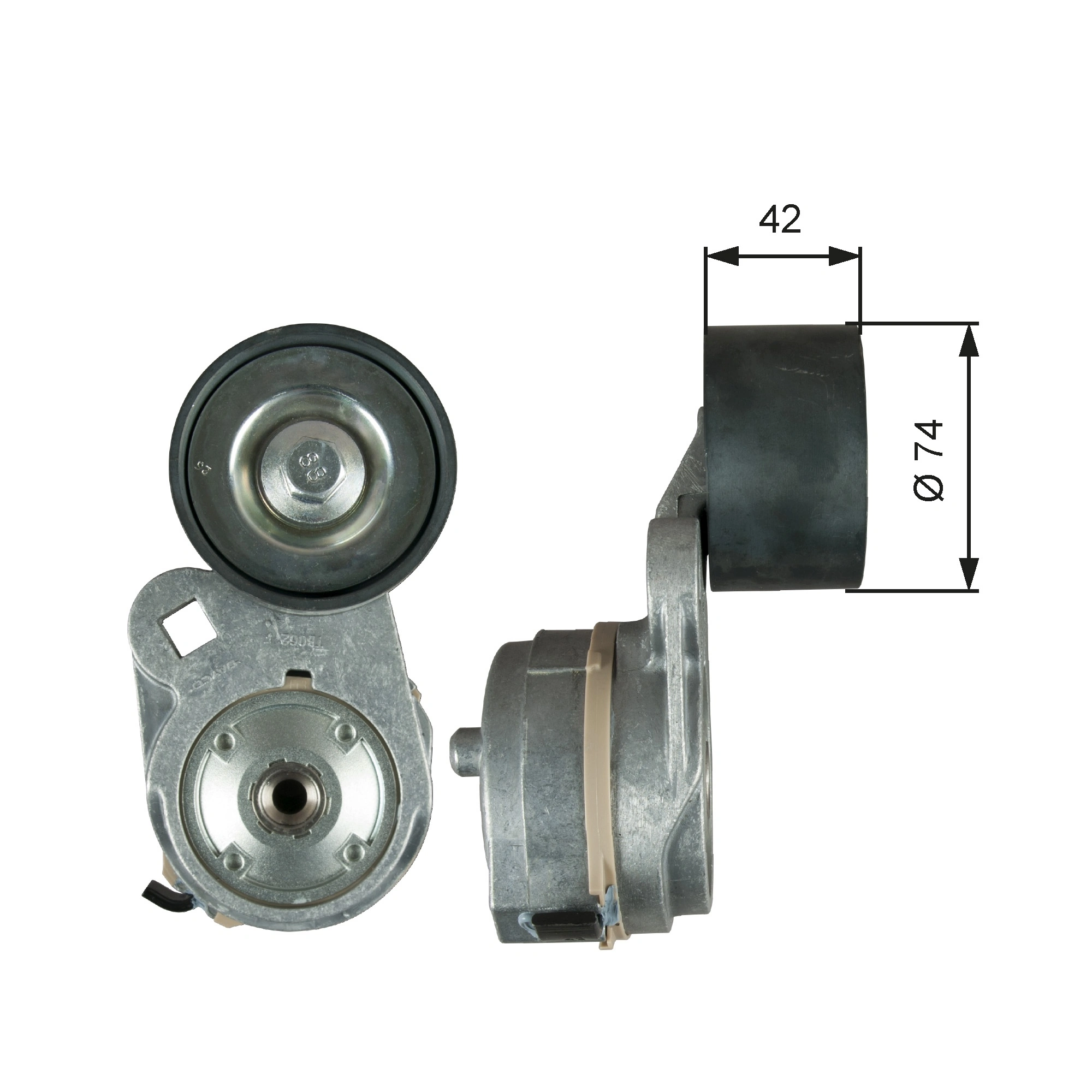 GATES Tendicinghia, Cinghia Poly-V T38718