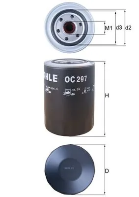 KNECHT Oil Filter OC 297