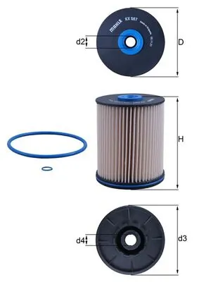KNECHT KX 567D