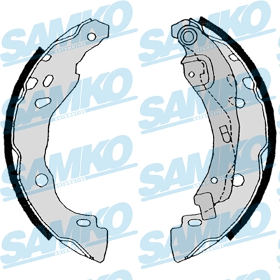 SAMKO مجموعة حذاء الكبح 88630