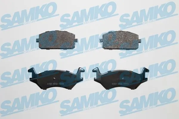 SAMKO Set bantalan rem, rem cakram 5SP251