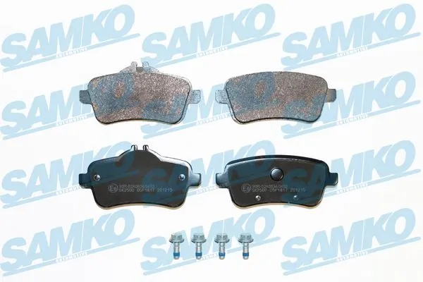 SAMKO Kit pastiglie freno, Freno a disco 5SP1817