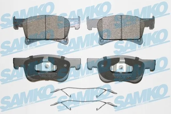 SAMKO Kit pastiglie freno, Freno a disco 5SP1958K
