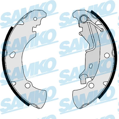 SAMKO Set sepatu rem 88770
