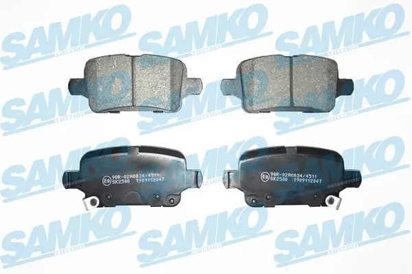 SAMKO Bremsbelagsatz, Scheibenbremse 5SP2047