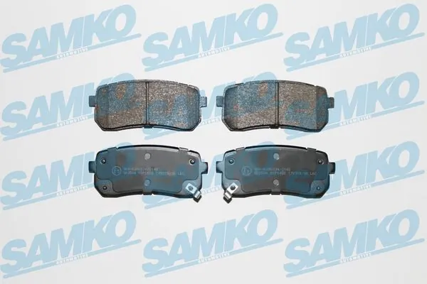 SAMKO Set bantalan rem, rem cakram 5SP1450