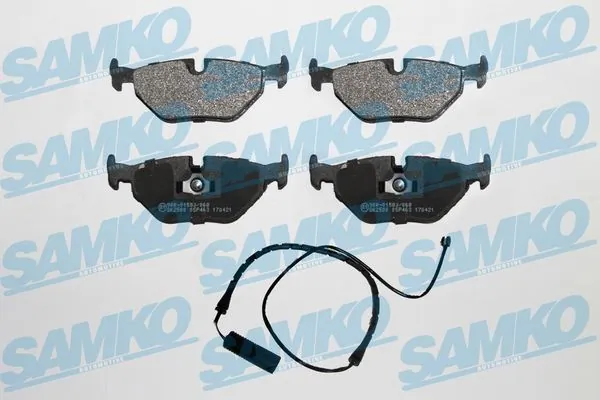 SAMKO ブレーキパッドセット、ディスクブレーキ 5SP463A