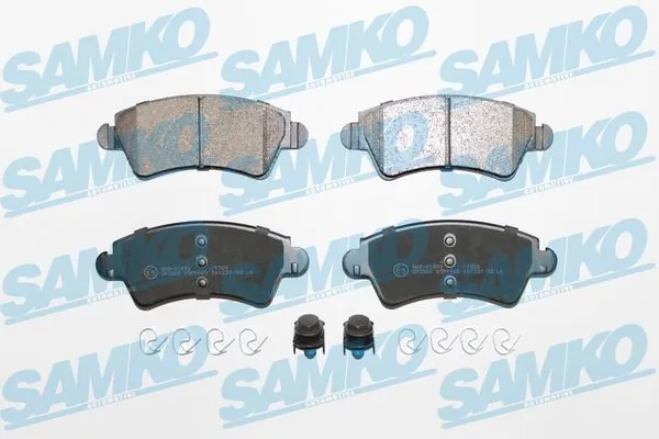 SAMKO مجموعة بطانة الفرامل، فرامل قرصية 5SP1105