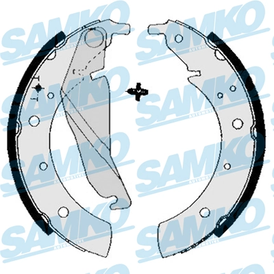 SAMKO Bremsbackensatz 84680
