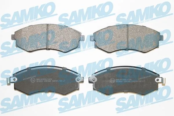 SAMKO Kit pastiglie freno, Freno a disco 5SP348