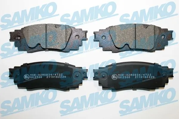 SAMKO Комплект тормозных колодок, дисковый тормоз 5SP2220