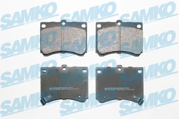 SAMKO Juego de pastillas de freno 5SP510