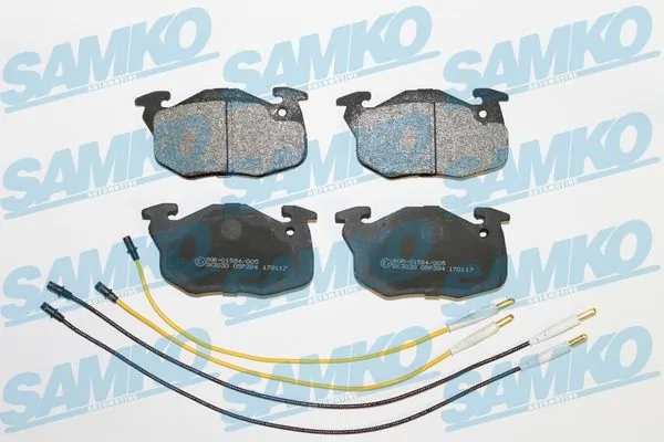 SAMKO Kit pastiglie freno, Freno a disco 5SP384