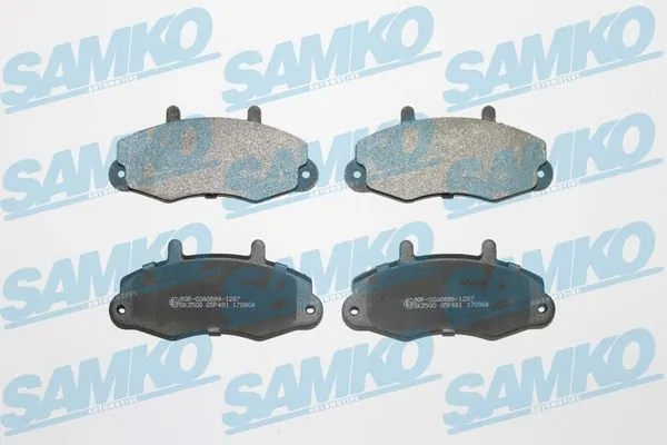 SAMKO Kit pastiglie freno, Freno a disco 5SP481
