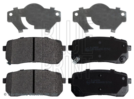 BLUE PRINT Set bantalan rem, rem cakram ADBP420075
