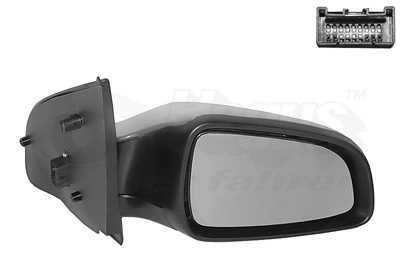 VAN WEZEL Retrovisor exterior 3745818