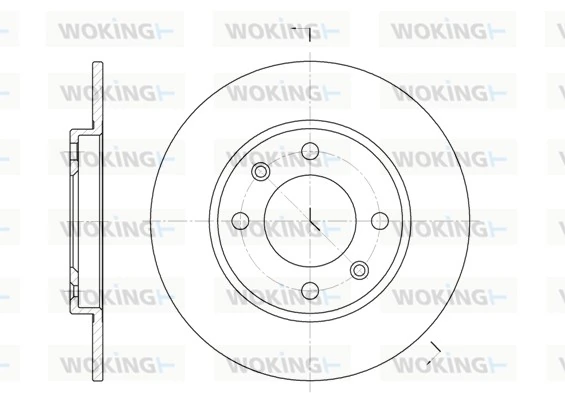 WOKING Disco freno D6128.00
