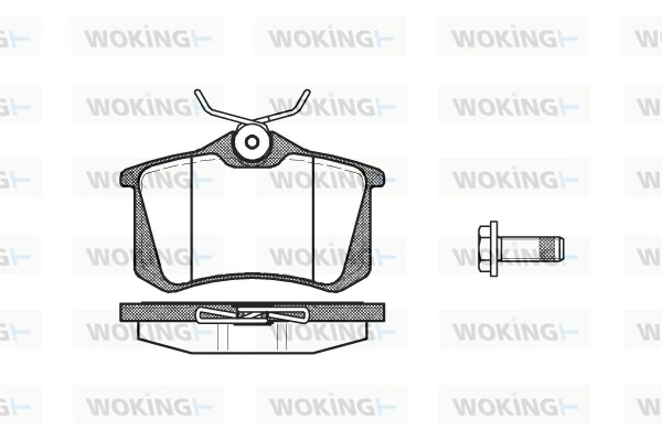WOKING Set Pad Brek, Brek Piring P3633.05
