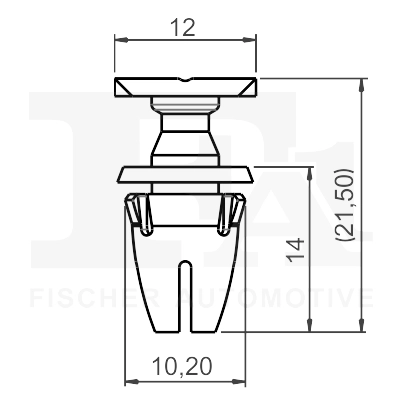 FA1 Clip, Fregio/Modanatura protettiva 14-40068.5