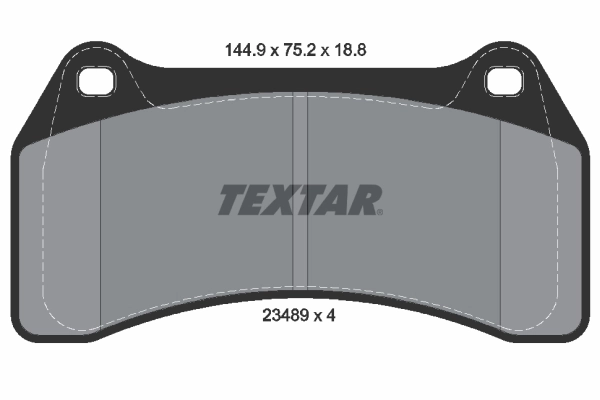 TEXTAR Kit pastiglie freno, Freno a disco 2348901
