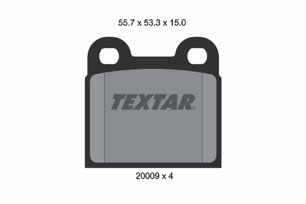 TEXTAR 브레이크 패드 세트, 디스크 브레이크 2000906