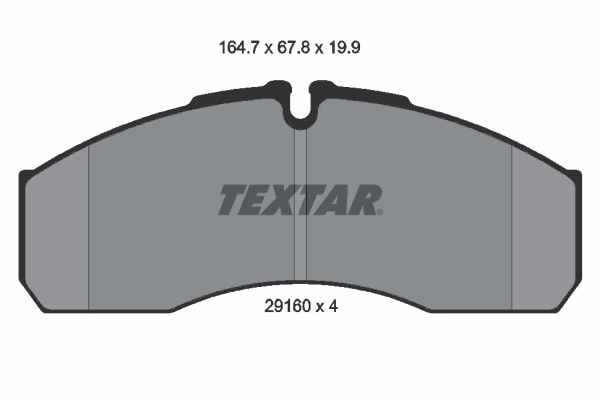 TEXTAR 브레이크 패드 세트, 디스크 브레이크 2916002