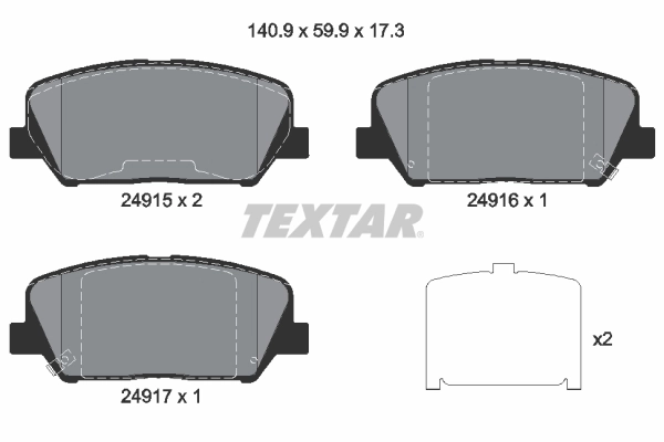 TEXTAR 2491501