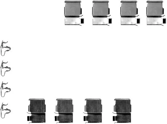 TEXTAR Set Aksesori, Pad Brek Cakera 82050200